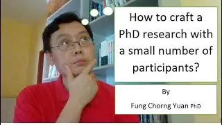 How to craft a PhD research with a small sample size