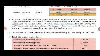 UGC-NET Result 2026 Released | UGC-NET PAPER 1 |