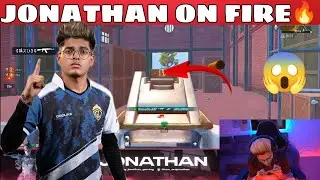 JONATHAN GAMING QUICK 1V4 CLUTCH WITH UMP45 😱! HACKER OR WOTT😱! #jonathangaming #bgmishorts #shorts