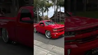 Z71 Chevy Silverado Dropped On 26s Billets