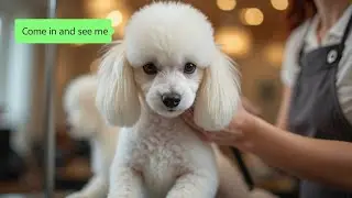 The most well-behaved dog of the month! | Poodle grooming makeover