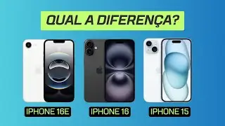 Comparativo Iphone 16e Vs iphone 16 Vs Iphone 15