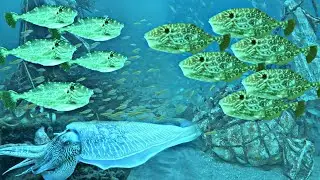 Exploring a Sunken Ship &ndash; Found Tons of Fish and Squid