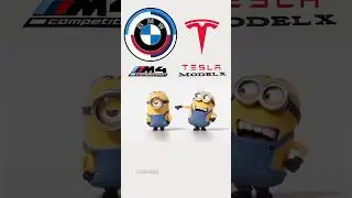 tesla model x VS bmw m4 minions style #funny#foryou #fypシ゚viral#CARWAR #asmr#automobile #edit🏎️🔥