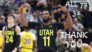 THANK YOU Mike Conley | All 77 Jazz 3's 22-23 Season