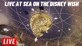 🔴 Live Inside The Disney Wish in the Ocean my first at sea stream