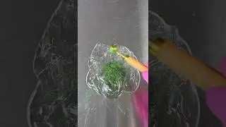 Тестируем металлические пигменты в слайме!
