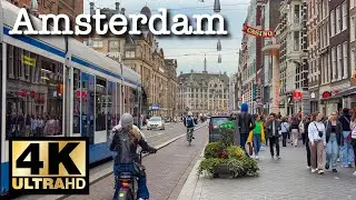 Amsterdam Walk🇳🇱Amsterdam in the Fall | October 2022 [4K 60fps]