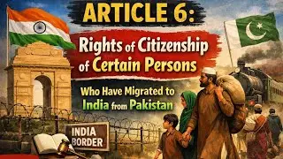 Article 6: Rights of citizenship of certain persons who have migrated to India from Pakistan.