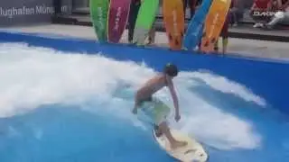 Surf & Style - stationary wave riding with Dakine Shop Teamrider Moritz Amsues