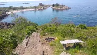 Hermit Island Campground - Cross Island Site#4 - Phippsburg ME - Private Campground