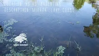 Mirror lake coast - Lago espejo - La Nave Stock