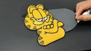 Pancake Art - Garfield by Tiger Tomato
