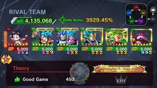 5x God Rank Player VS Sagas From the Movies! DBS Pan (Leader) on Universe Rep Team | DB Legends PVP