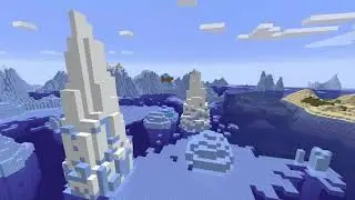 Icebergs and islands - Minecraft 1.16.4 seed