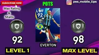 POTS - Campeonato Brasileiro S&eacute;rie A Featured Players Max Level Ratings & Stats | PES 2020 Mobile