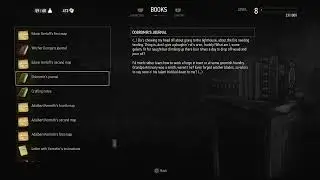 BOOKS: Dobromir's journal (Witcher 3 In-Game Lore Read Aloud)