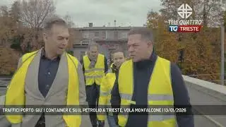 TRAFFICI PORTO: GIU' I CONTAINER E SU IL PETROLIO A TRIESTE, VOLA MONFALCONE | 13/01/2026