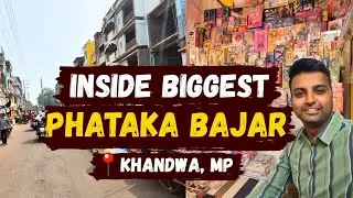 Khandwa ka Sabse Bada Phataka Bazar! 🔥 | Diwali Eve Shopping | Lakshmi Mandir Vlog