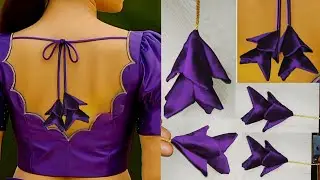 New Model Unique and Beautiful Flower Latkan Designs Making/Dori Tassels Making At Home