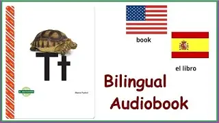 El abecedario T by Maria Puchol Spanish English dual language book sentences with letter T