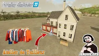 🚜[FR] [TUTO] FARMING SIMULATOR 22 Faire des Vetement avec L'atelier de Tailleur