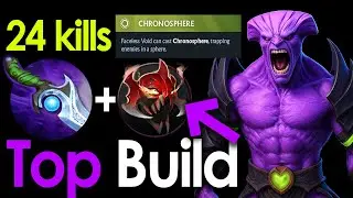 Faceless Void IMMORTAL Gameplay &ndash; 24 Kills with Diffusal Blade + Mask of Madness Dota 2 Patch 7.39d