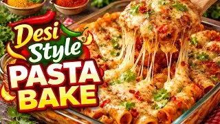Desi Pasta bake recipe with vlog #recipe#pastabake#vlog#