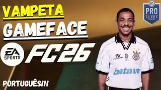 O Vampeta no EA FC 26?! Veja como criar essa Game Face no Pro Clubs 😂⚽ #62