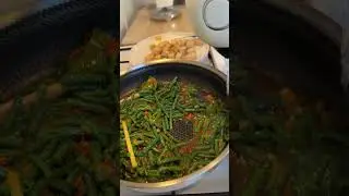 Sayur kacang panjang dan tahu