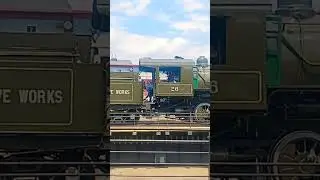 (Part 4) BLW 0-6-0 26 on the turntable #shorts #short #shortvideo #youtube #shortsfeed #show #train