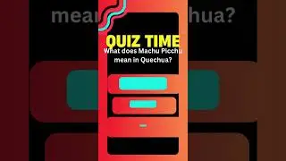 Ep.70 #Machu Picchu, Join us 4 interactive quiz with multiple-choice answers. How much do you know?
