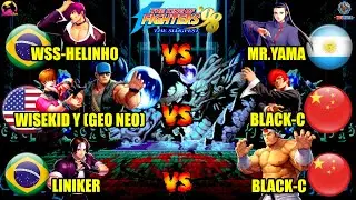 🔥KOF '98🔥WSS-Helinho🇧🇷🆚Mr.Yama🇦🇷/BLACK-C🇨🇳🆚Liniker🇧🇷/BLACK-C🇨🇳🆚Wisekid🇺🇸