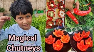 Magical Chutneys For Guests In Tomato Cups 
