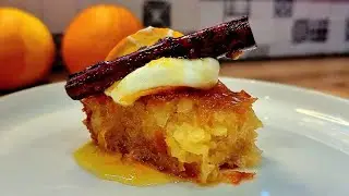 Ultra Moist Portokalopita 🍊 Greek Orange Phyllo Cake Soaked in Syrup 