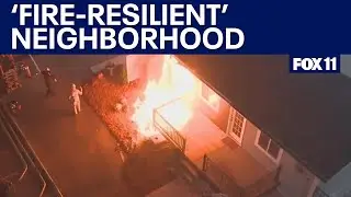 California builds first 'wildfire-resilient' neighborhood in US