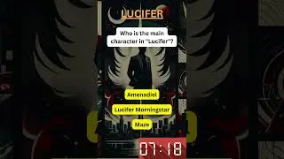 Test Your 'Lucifer' Knowledge! 🔥 Quick Lucifer TV Series Quiz  YouTube Shorts 1