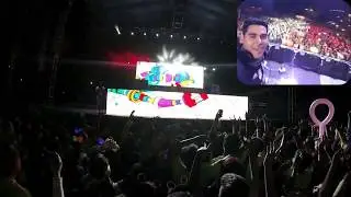 DjRafTj Stage and Crowd View Holi Color Fest 2017 Tijuana Mexico