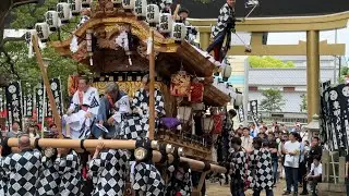 令和7年5月18日　東明區　東明八幡神社宮入　東明八幡神社春季例大祭