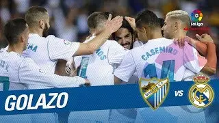 Golazo de Isco (1-0) M&aacute;laga CF vs Real Madrid