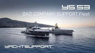 The BAD COMPANY Yacht Support fleet in Madeira