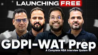 FREE GDPI + WAT Course for CAT 2025 | Complete MBA Interview System | Lokesh Sharma