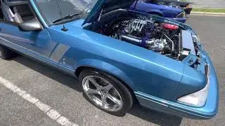 Supercharged Mustang On Saleen Wheels