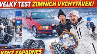DIY Sněhově řetězy/Vychyt&aacute;vky [Nečekan&yacute; v&yacute;sledek] #DIY #snow #education  #test