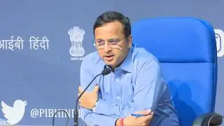 Lav Agarwal - Joint Secretary -Health Ministry replies to media questions at NMC Delhi. Vision TV