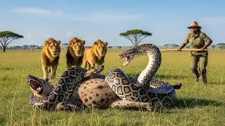 Woman Finds Giant Python Attacking Pregnant Hyena, You Won&rsquo;t Believe the Lions&rsquo; Response!