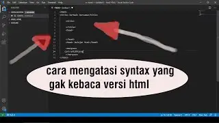 cara mengatasi syntax gak terbaca (gak jalan) - Visual studio code