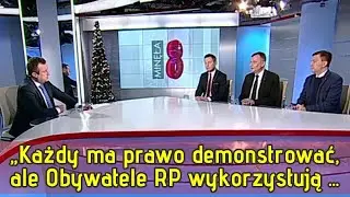 &bdquo;Każdy ma prawo demonstrować, ale Obywatele RP wykorzystują to w spos&oacute;b najgorszy z możliwych&rdquo;