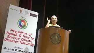 Plant Based Wellness Foundation Lecture at IIT DELHI by Lalit Mohan Kapoor,Founder of PBWF,USA,INDIA