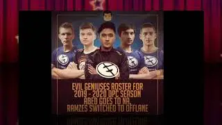 New EG New Line up 2019-2020 ABED MID +  OFFLANE RAMMMZEEESSS